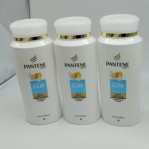 (3) Pantene Classic Clean 2in1 Shampoo Conditioner